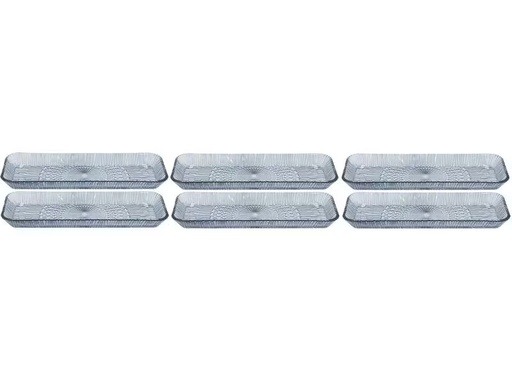 [90307437 1598474] Bitz Servierplatte Kusintha 35 cm x 14 cm, 6 Stück, Blau