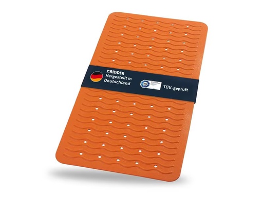 [90307643 1589633] Ridder Badewanneneinlage Playa 38 x 80 cm, Orange