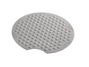 Ridder Duschwanneneinlage Tecno Ø 55 cm, Grau