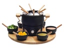 Nouvel Fleischfondue-Set Mia 21 Teile, Schwarz