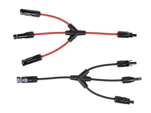 [90307714 1554361] FURBER.power Y-Verteiler MC4 kompatibel 1 auf 3, Set