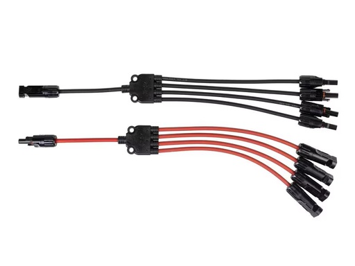 [90307725 1554362] FURBER.power Y-Verteiler MC4 kompatibel 1 auf 4, Set