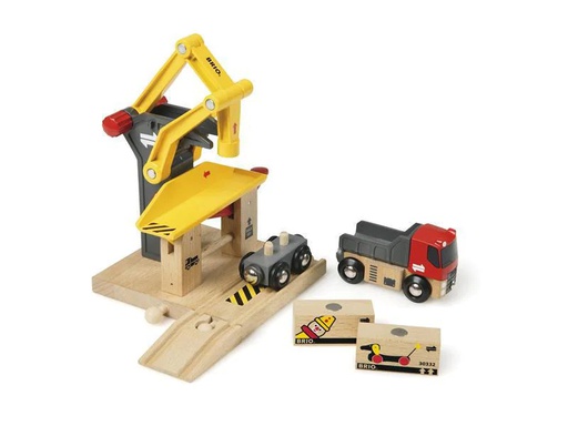 [90050770 309882] BRIO Eisenbahn Frachtverladestation