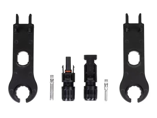 [90307751 1554367] FURBER.power Steckverbinder Stecker und Buchse MC4 kompatibel, 1 Set