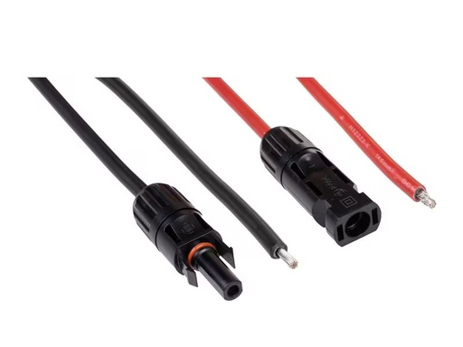 [90307764 1554354] FURBER.power Solarkabel 6 mm² MC4-kompatibel und offenes Ende, Set, 10 m