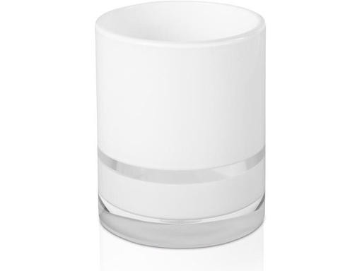 [90307886 1600876] Möve Zahnputzbecher Line Weiss