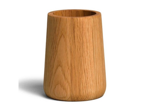 [90307944 1600866] Möve Zahnputzbecher Oak Braun