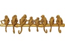 Kare Garderobenleiste Monkey 8 Haken, Gold