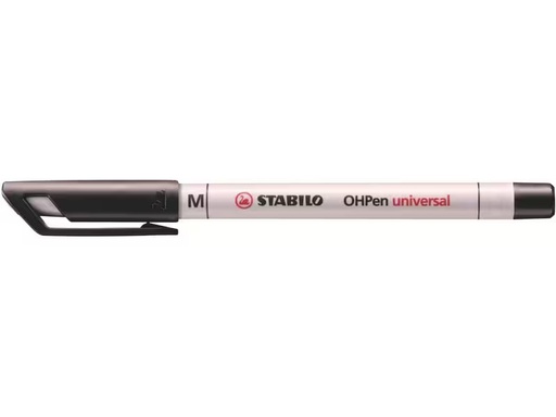 [90308156 1598492] STABILO OHPen Universal NonPermanent M Schwarz, 10 Stück