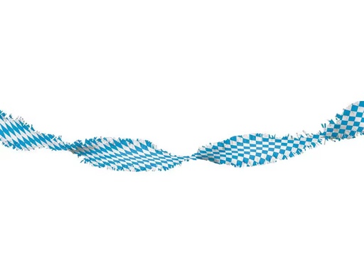 [90308226 1584992] Folat Girlande Oktoberfest 6 m, Blau/Weiss