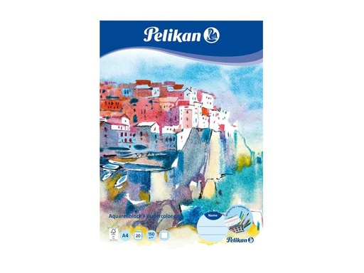 [90050829 1166412] Pelikan Aquarellblock A4, 20 Blatt