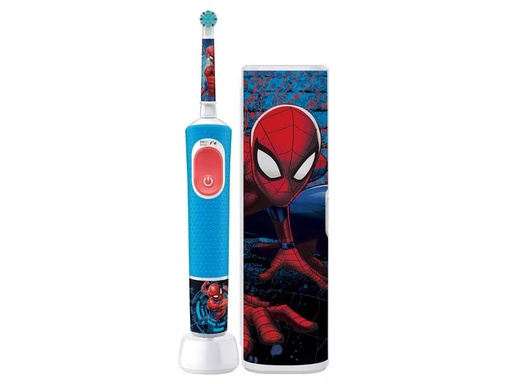 [90308350 1590686] Oral-B Rotationszahnbürste Vitality Pro 103 Kids Spider Blau