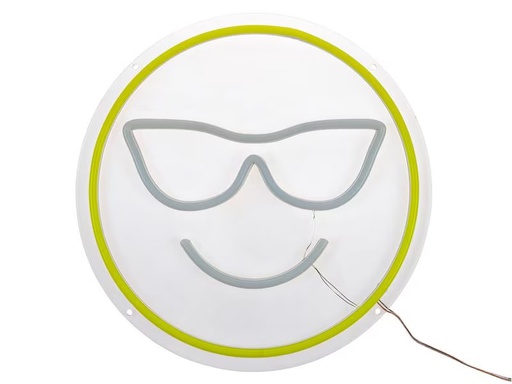 [90308459 1535044] Vegas Lights LED Dekolicht Neonschild Sonnenbrille 30 x 30 cm