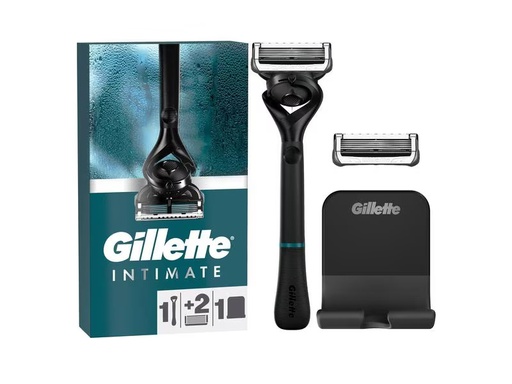 [90308504 1601176] Gillette Rasierer Intimate + 2 Klingen mit Halterung