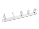 Wirewin Kabelführungspanel KFP-5RING GR , Weiss