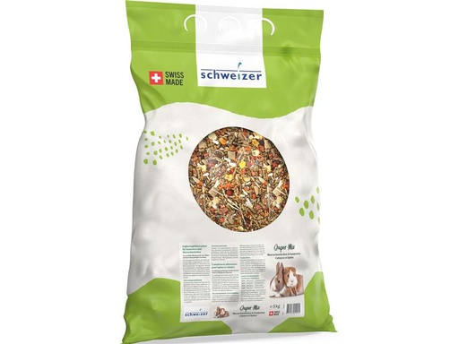 [90308558 1595570] Eric Schweizer Hauptfutter Super-Mix für Kaninchen &amp; Meerschweinchen, 5 kg