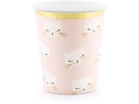 Partydeco Einwegbecher Cat 200 ml, 6 Stück, Hellrosa