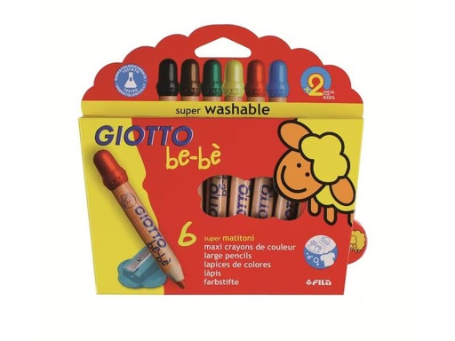 [90308633 1480601] Giotto Farbstifte be-bé Jumbo Mehrfarbig