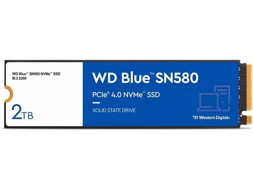 [90308674 1605953] Western Digital SSD WD Blue SN580 M.2 2280 NVMe 2000 GB