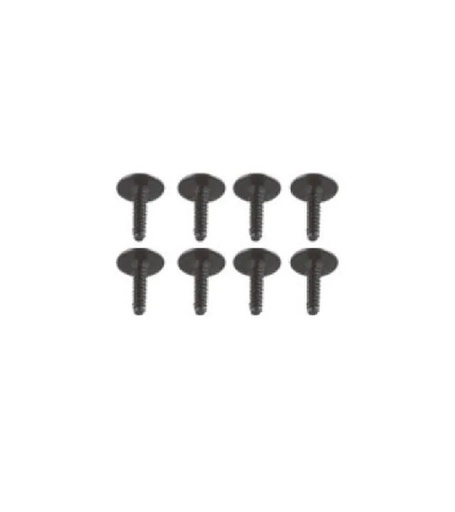 [90050865 1188799] Absima Linsenkopfschrauben mit Flansch M2.3 x 10 mm, 8 Stück