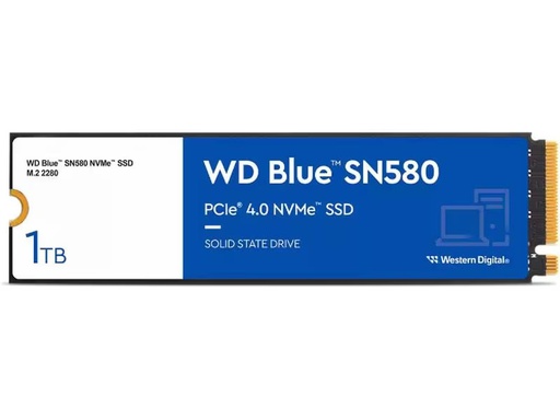 [90308727 1605952] Western Digital SSD WD Blue SN580 M.2 2280 NVMe 1000 GB
