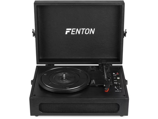[90308767 1599512] Fenton Plattenspieler mit Bluetooth RP118B Schwarz