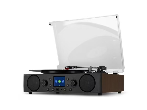 [90308779 1599566] Audizio Plattenspieler Tulsa Braun/Schwarz