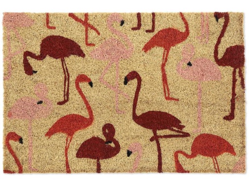 [90308808 1601646] relaxdays Fussmatte Flamingo 41.5 cm x 62 cm