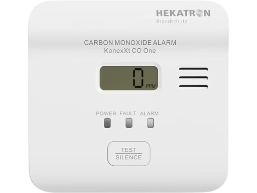 [90308947 1606923] Hekatron CO-Warnmelder KONEXXT CO One 85dB, IP42, elektrochemisch