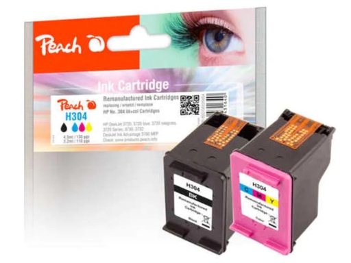 [90050894 599078] Peach Tintenset HP Nr. 304