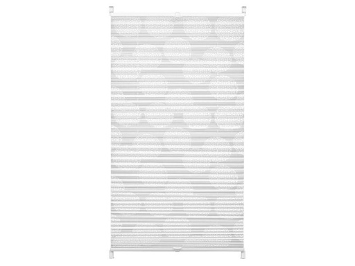 [90309007 1607074] Gardinia Plissée Easyfix Maja 50 x 130 cm, Weiss