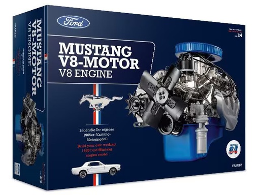 [90309023 1594246] Franzis Motorbausatz Ford Mustang V8 1:4