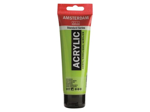 [90050907 995926] Amsterdam Acrylfarbe Standard 617 Gelbgrün halbdeckend, 120 ml