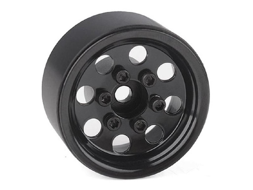 [90309164 1608664] RC4WD Felgen Stamped Steel 1.0 Pro8 Beadlock Schwarz, 4 Stück