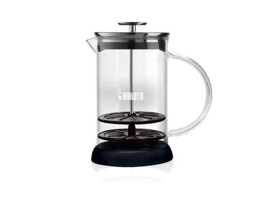 [90050913 885028] Bialetti Milchschäumer Schwarz/Transparent