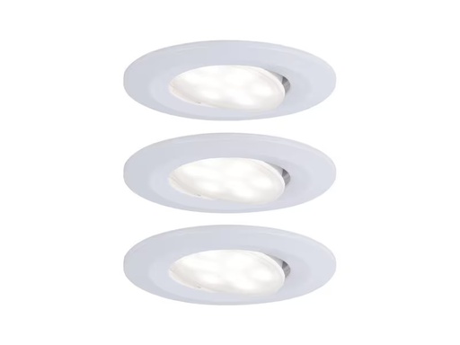 [90309283 1591856] Paulmann Einbauspot LED Calla Basisset, 3 x 6W, 4.000K, Weiss