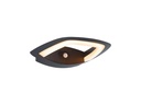 Paulmann Wandleuchte LED Akena Bewegungsmelder, 2200K, Anthrazit,
