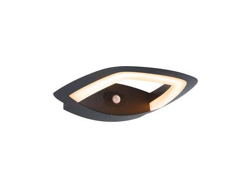 [90309326 1591873] Paulmann Wandleuchte LED Akena Bewegungsmelder, 2200K, Anthrazit,