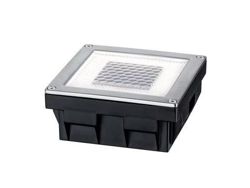 [90309355 1591864] Paulmann Wegeleuchte LED Solar Cube, 0.24W, 2700K, Edelstahl
