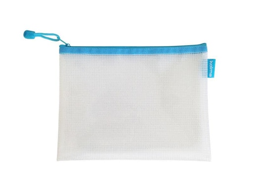 [90050933 830551] Kolma Etui Mesh Bag Hellblau/Weiss