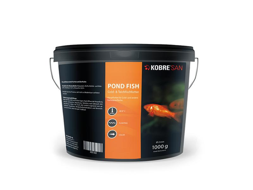 [90309376 1593410] Kobre®San Fischfutter Pond Fish, 2 mm, 1 kg