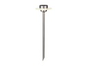 Paulmann Sockelleuchte LED Solarspiess Special Ufo, 3000K, Edelstahl