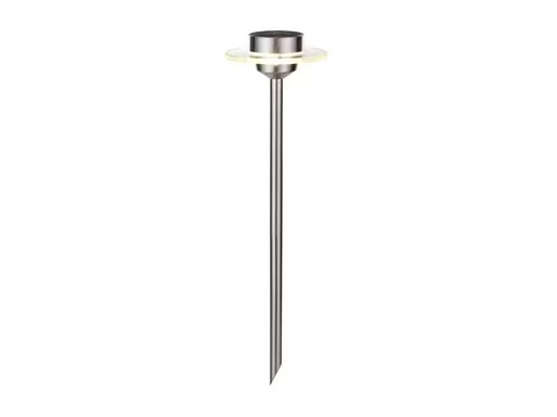 [90309378 1591866] Paulmann Sockelleuchte LED Solarspiess Special Ufo, 3000K, Edelstahl