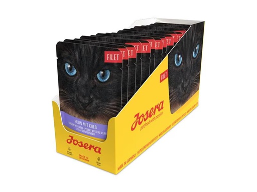 [90309778 1601202] Josera Nassfutter Filet Huhn mit Kalb, 16 x 70 g