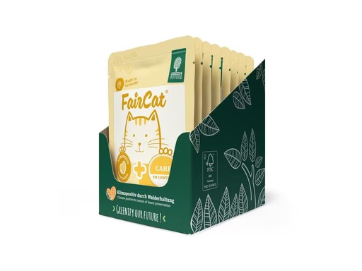 [90309823 1601191] Green Petfood Nassfutter FairCat Care, 8 x 85 g