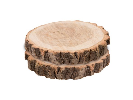 [90310163 1425094] Dekomat AG Holzscheiben 2 Stück, 20 x 3 cm