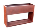 Innovesta Hochbeet mit Regal Rostbraun