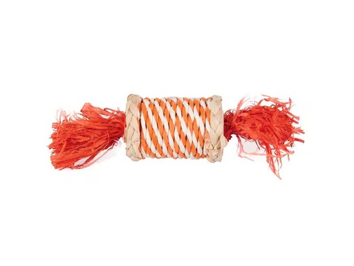 [90310434 1602783] Karlie Spielzeug Roll und Knister, Ø 5 x 23 cm, Orange/Beige