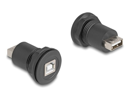 [90310450 1610535] Delock USB 2.0 Typ-B zu USB 2.0 Typ-A Einbaubuchse