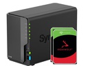 Synology NAS DiskStation DS224+ 2-bay Seagate Ironwolf 8 TB
